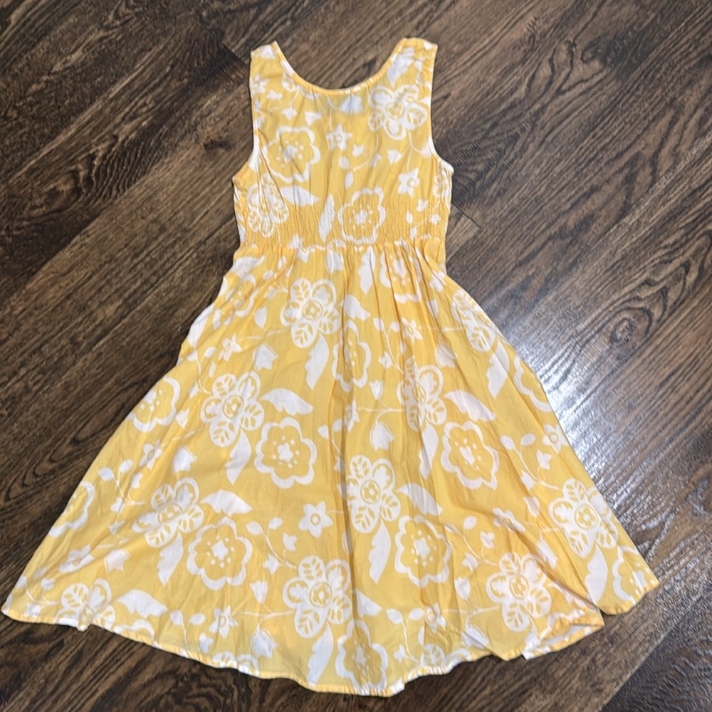 Yellow floral Mini Boden sundress - Picture 4 of 4